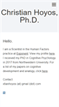 Mobile Screenshot of christianhoyos.com